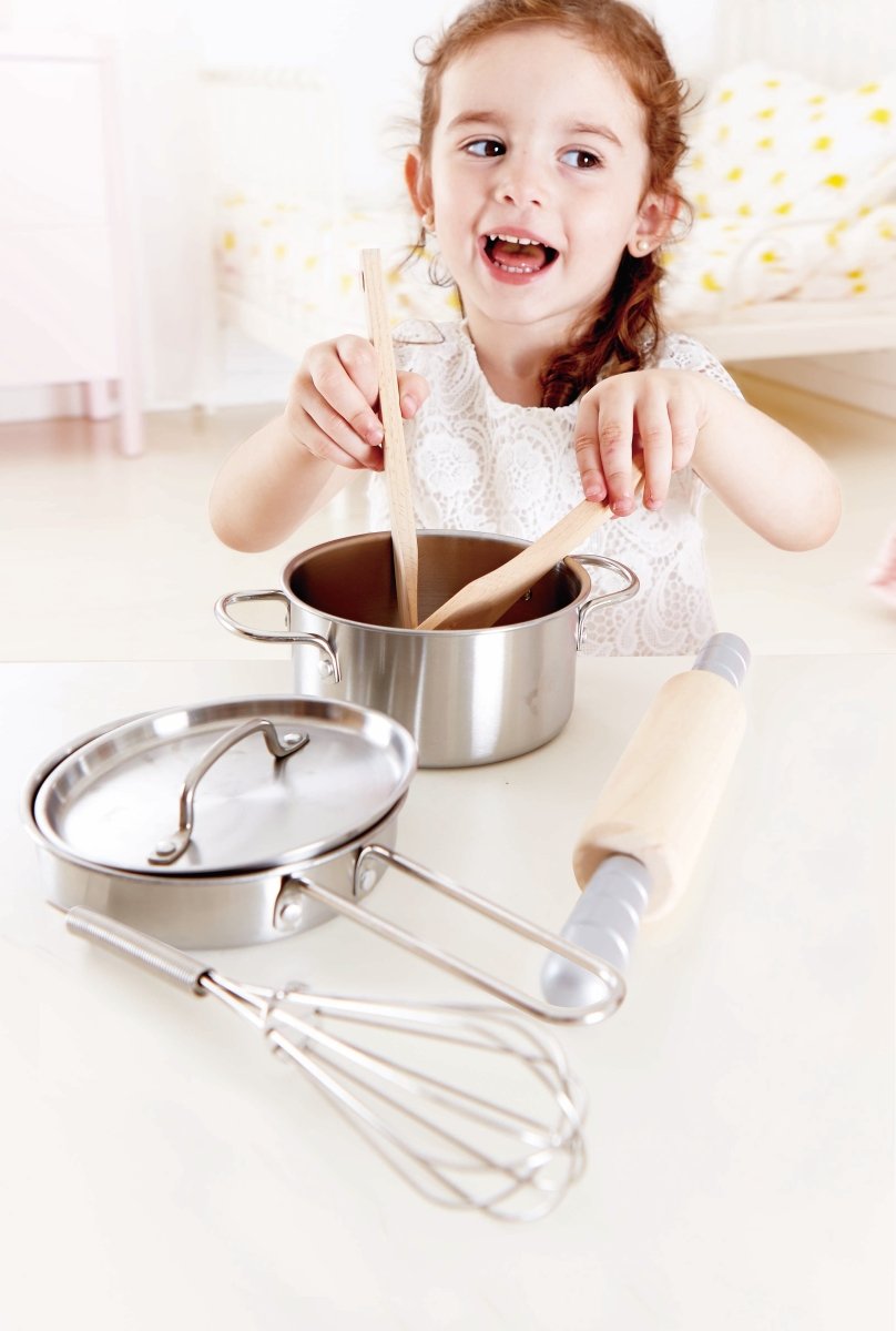 Hape Chef's Cooking Kitchen & Food Playset - Premium for Kids in Qatar | Toysaro.com