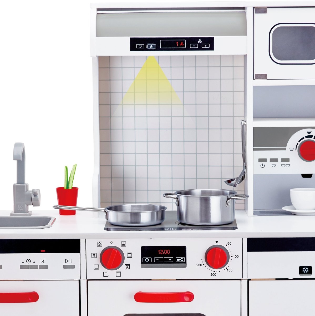 Hape All - In - 1 Kitchen & Food Playset w/ Accessories 15 pcs - Premium for Kids in Qatar | Toysaro.com