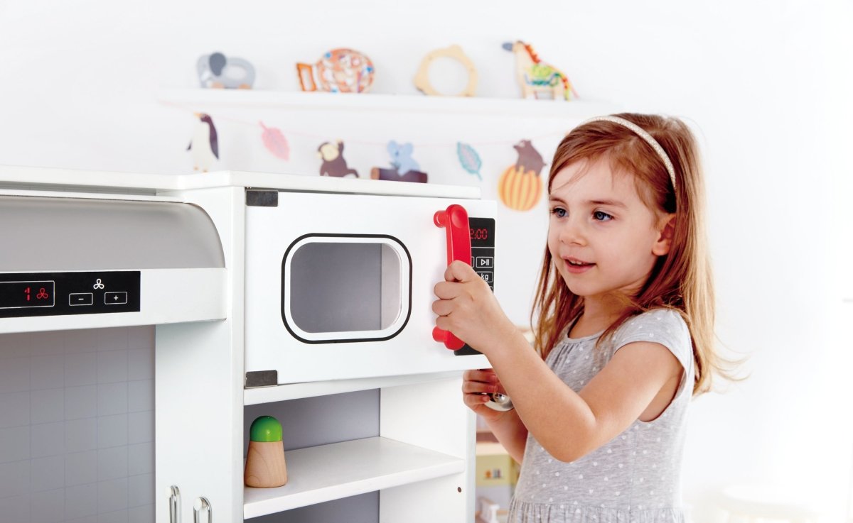 Hape All - In - 1 Kitchen & Food Playset w/ Accessories 15 pcs - Premium for Kids in Qatar | Toysaro.com
