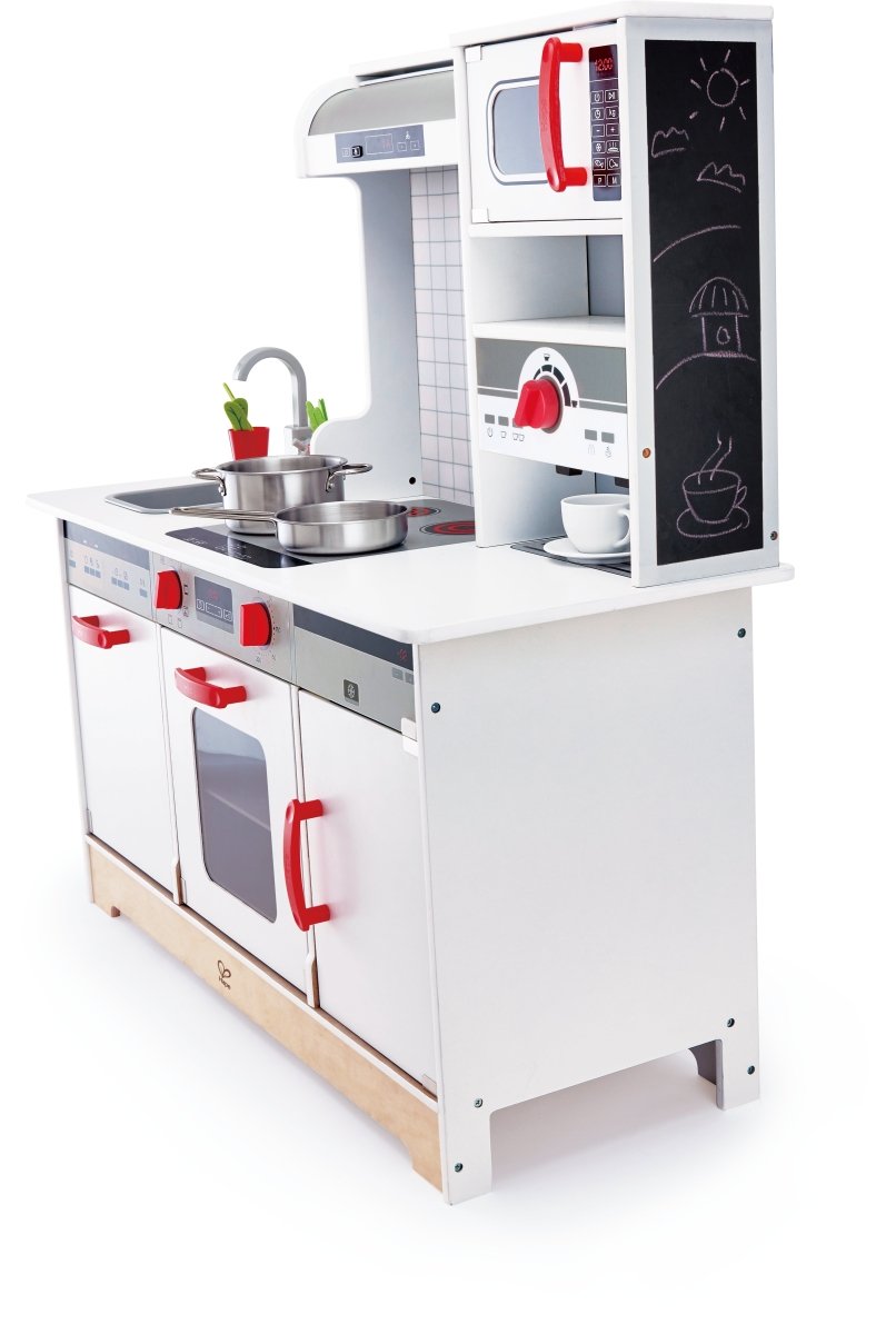 Hape All - In - 1 Kitchen & Food Playset w/ Accessories 15 pcs - Premium for Kids in Qatar | Toysaro.com