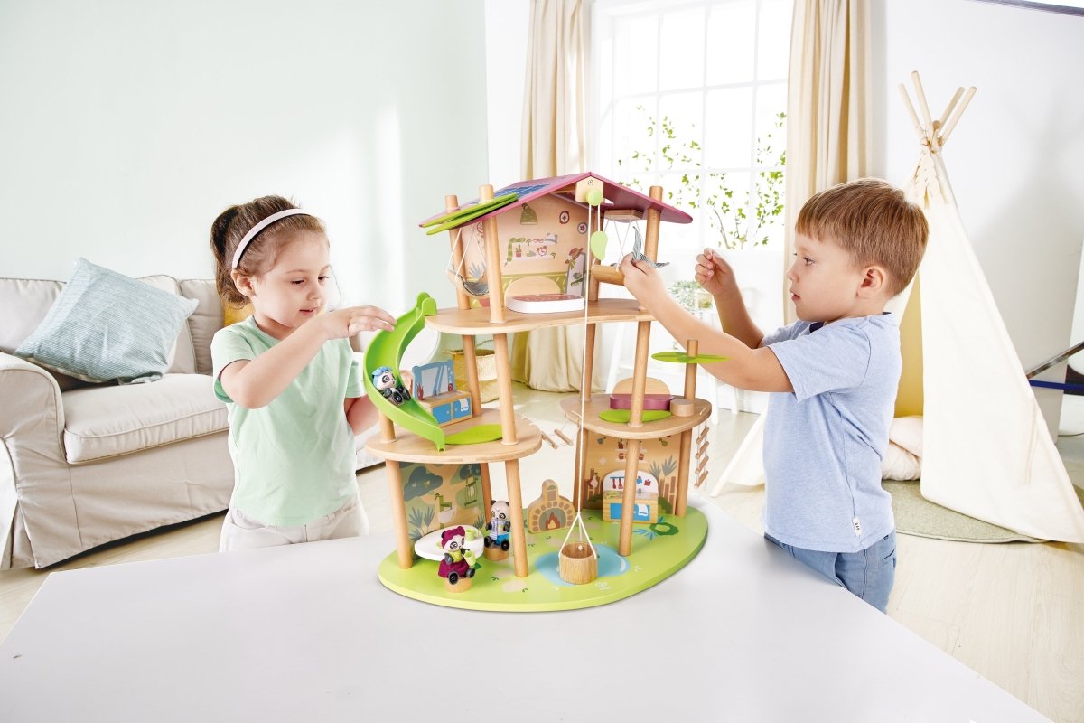 Hape Pandas’ Bamboo House - Premium for Kids in Qatar | Toysaro.com