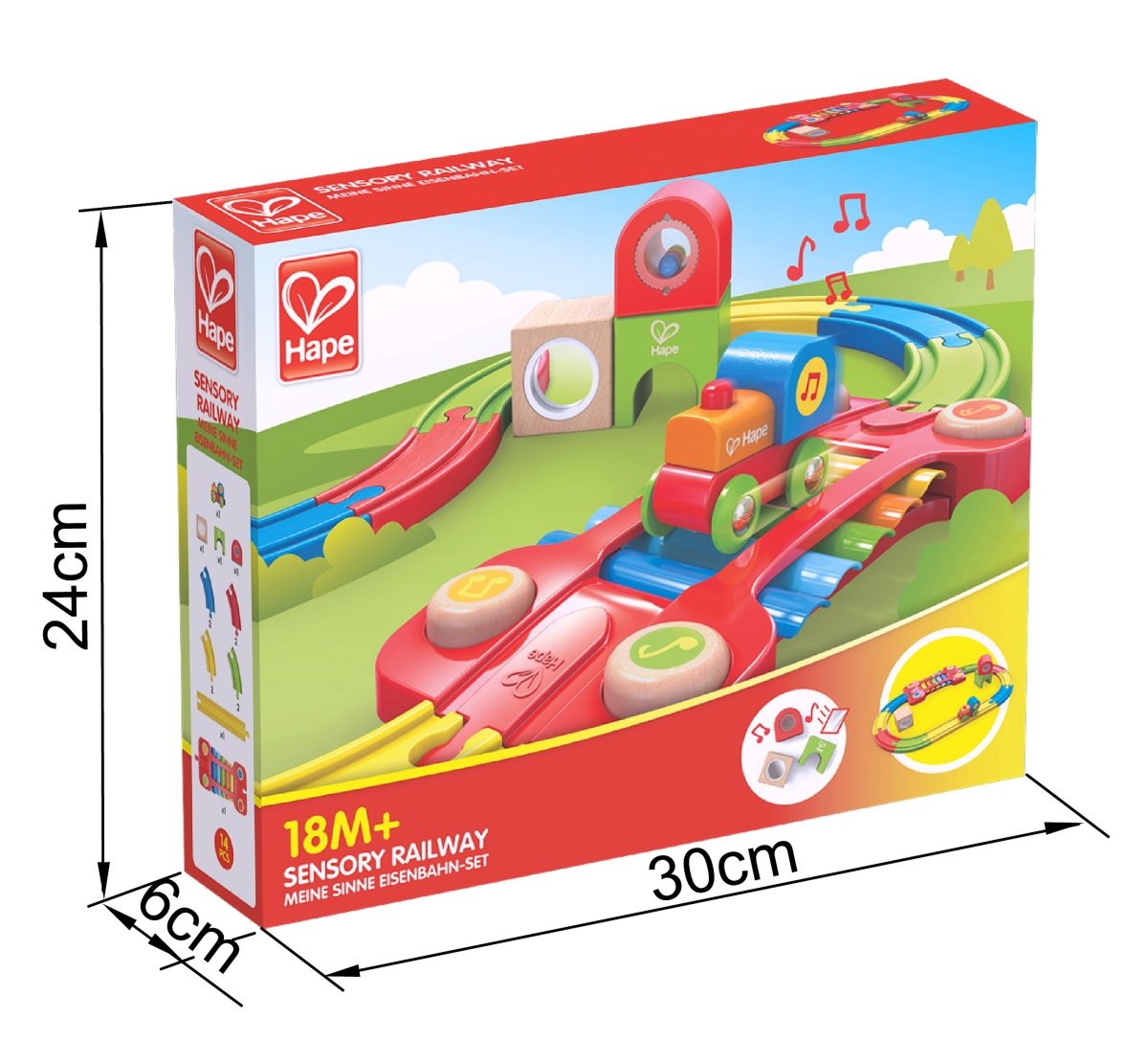 Hape Sensory Railway - Premium for Kids in Qatar | Toysaro.com