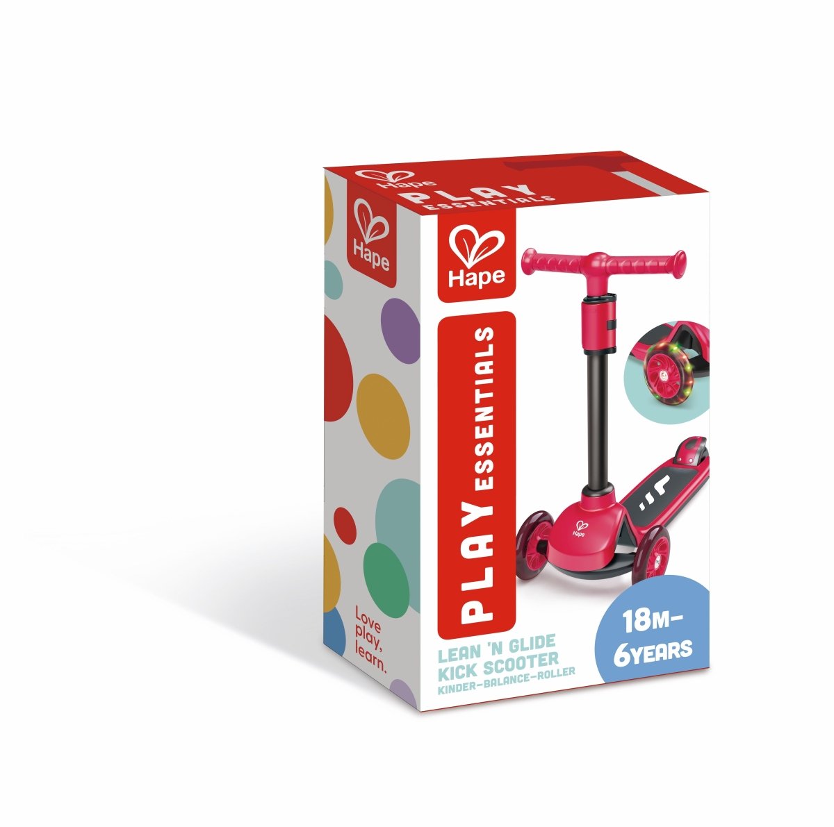 Lean 'n Glide Kick Scooter / Red - Premium for Kids in Qatar | Toysaro.com