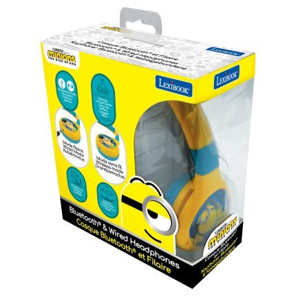 MINIONS 2 IN 1 FOLDABLE HEADPHONE - Premium for Kids in Qatar | Toysaro.com