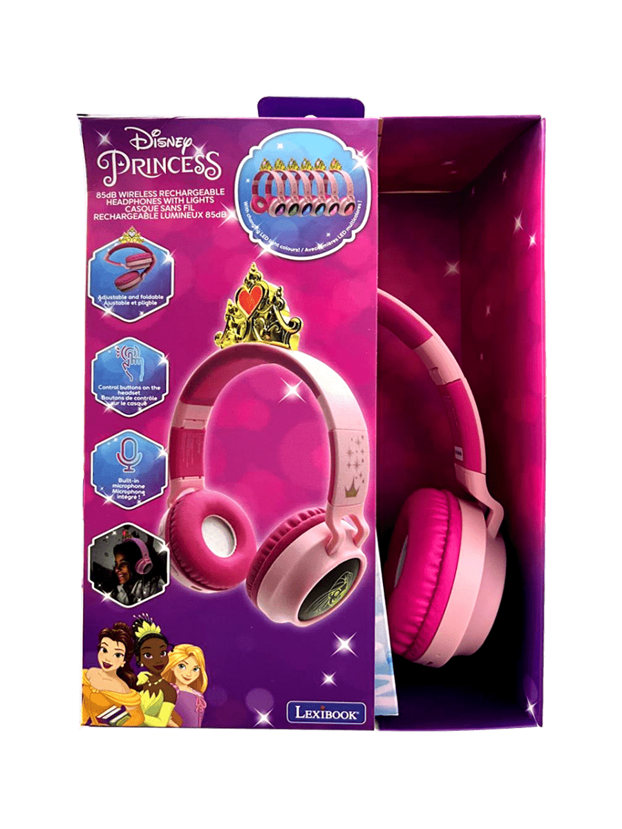 PRINCESS BLUETOOTH/WIRED FOLDABLE HEADPHONES - Premium for Kids in Qatar | Toysaro.com