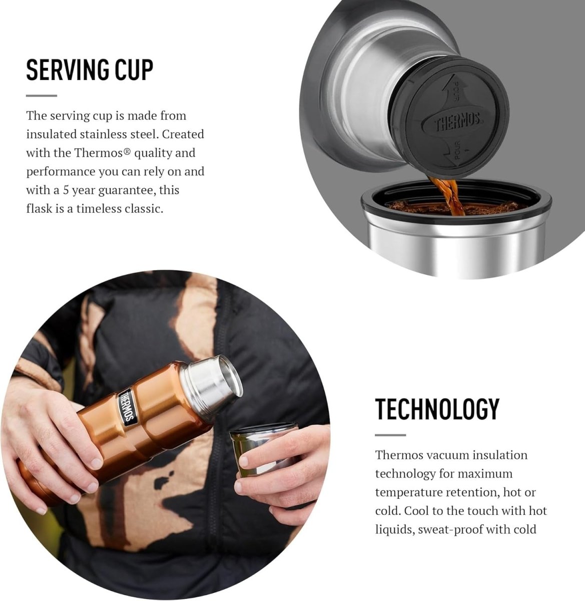 THERMOS - STAINLESS KING TRAVEL MUG 470 ML, COPPER - Premium for Kids in Qatar | Toysaro.com