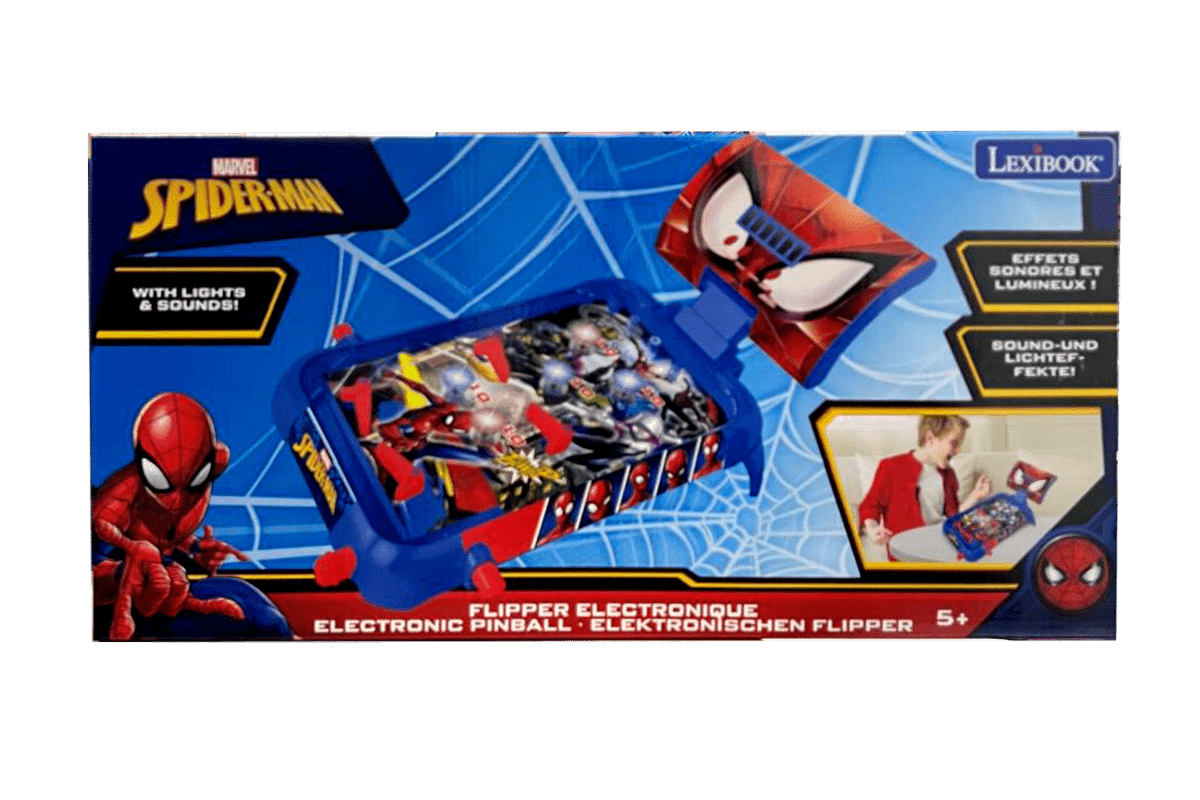 SPIDERMAN ELECTRONIC PINBALL WITH LIGHTS AND SOUND - Premium for Kids in Qatar | Toysaro.com