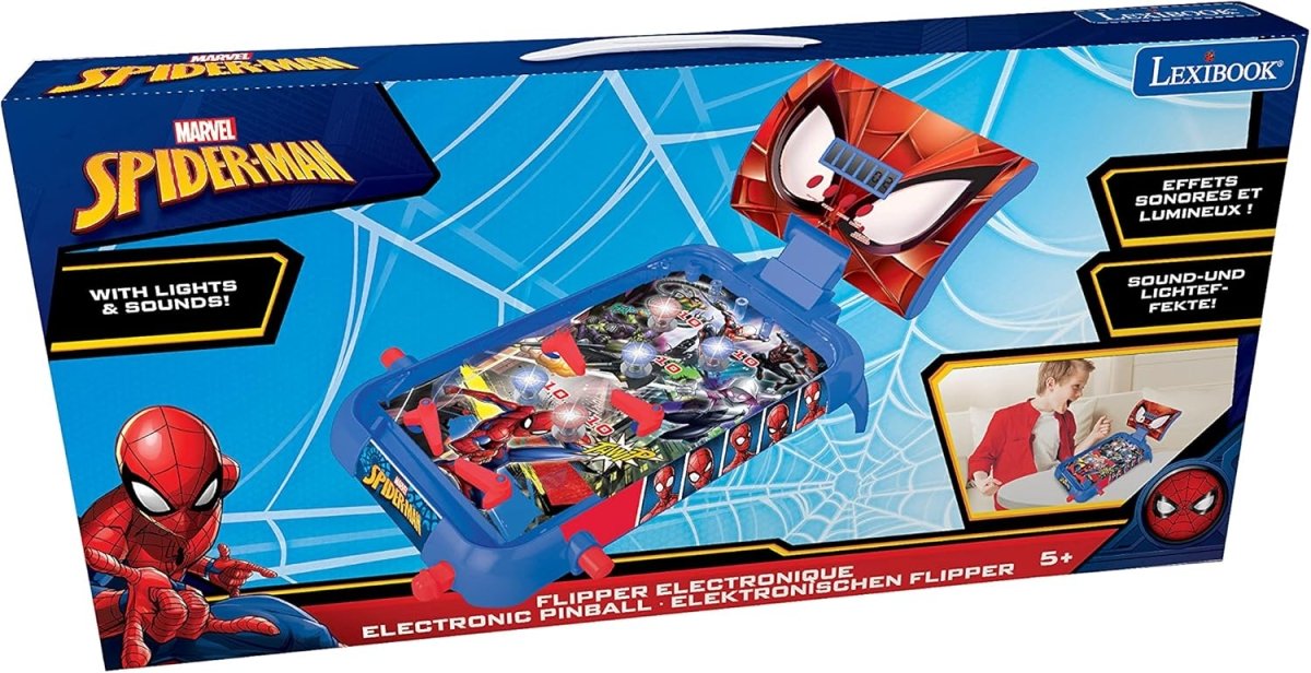 SPIDERMAN ELECTRONIC PINBALL WITH LIGHTS AND SOUND - Premium for Kids in Qatar | Toysaro.com
