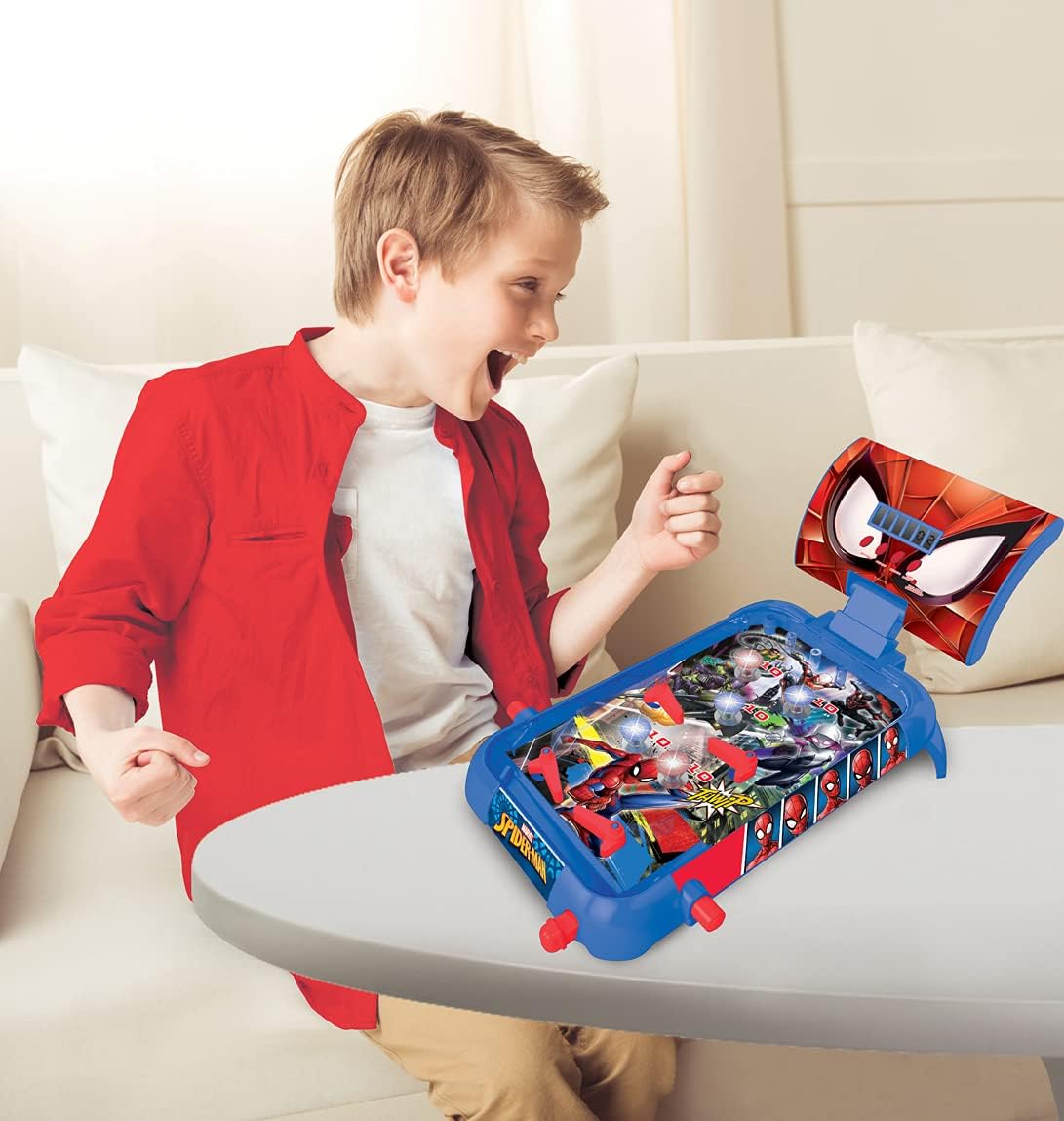 SPIDERMAN ELECTRONIC PINBALL WITH LIGHTS AND SOUND - Premium for Kids in Qatar | Toysaro.com
