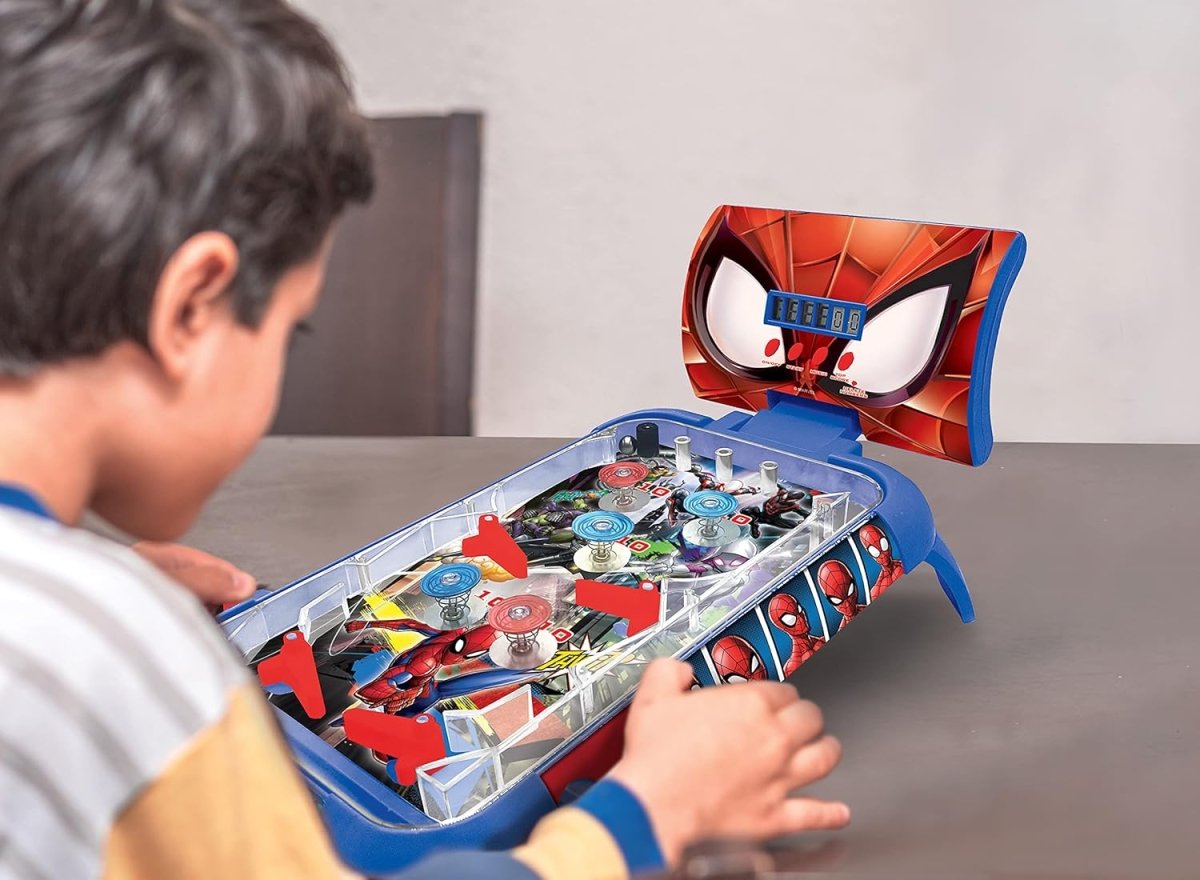 SPIDERMAN ELECTRONIC PINBALL WITH LIGHTS AND SOUND - Premium for Kids in Qatar | Toysaro.com