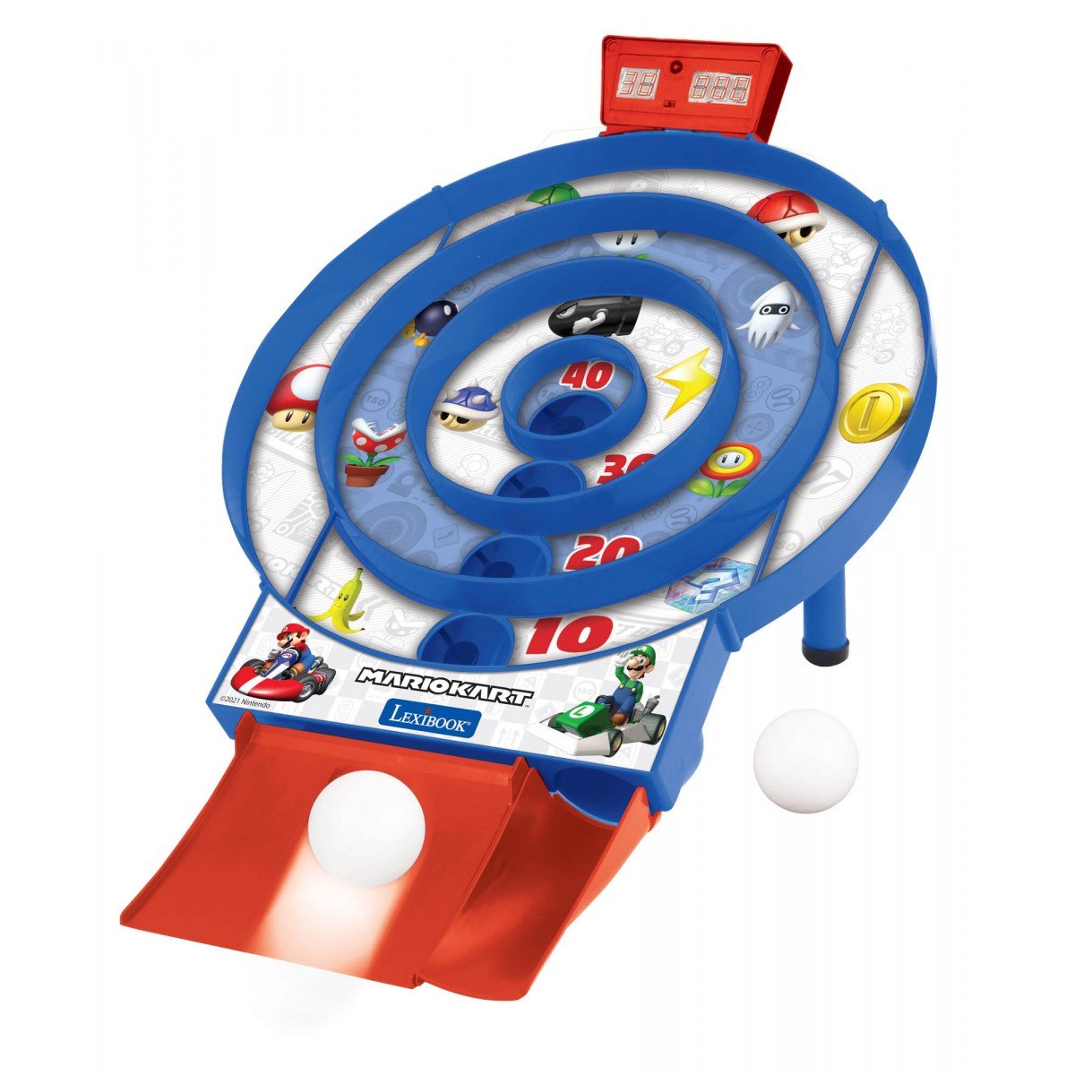 MARIO KART TARGET SHOOT ELECTRONIC GAME WITH LCD SCREEN N 2 BALLS - Premium for Kids in Qatar | Toysaro.com