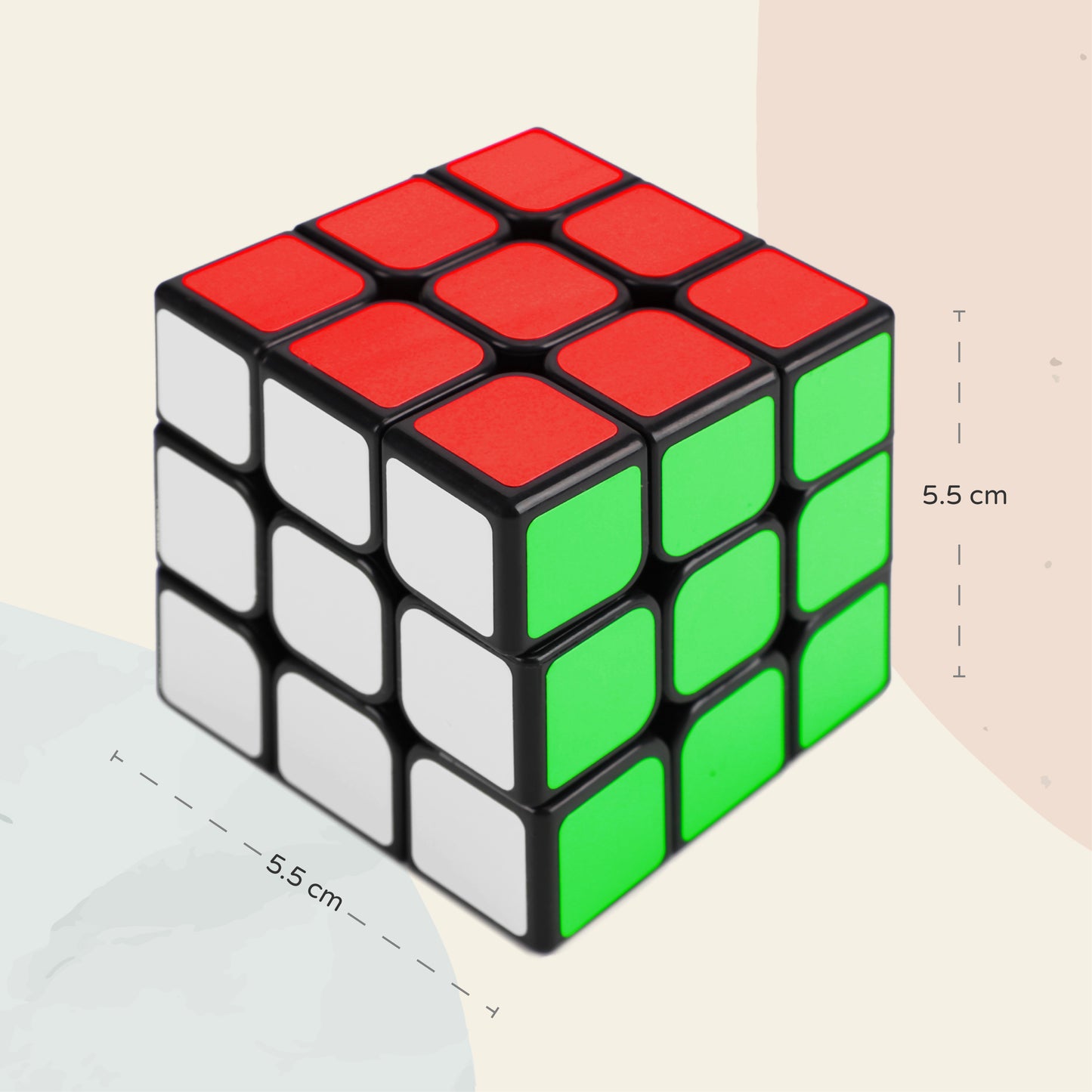 MOON 5.6CM MAGIC CUBE,BLACK AND WHITE
MIXED