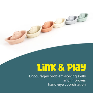 MOON BATHING TOY BOAT CUPS - Premium for Kids in Qatar | Toysaro.com