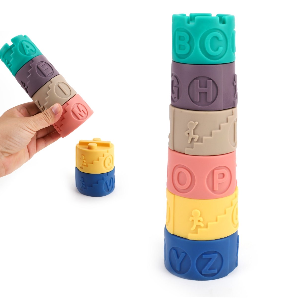 MOON BABY ALPHABET COLORFUL BLOCKS - Premium for Kids in Qatar | Toysaro.com