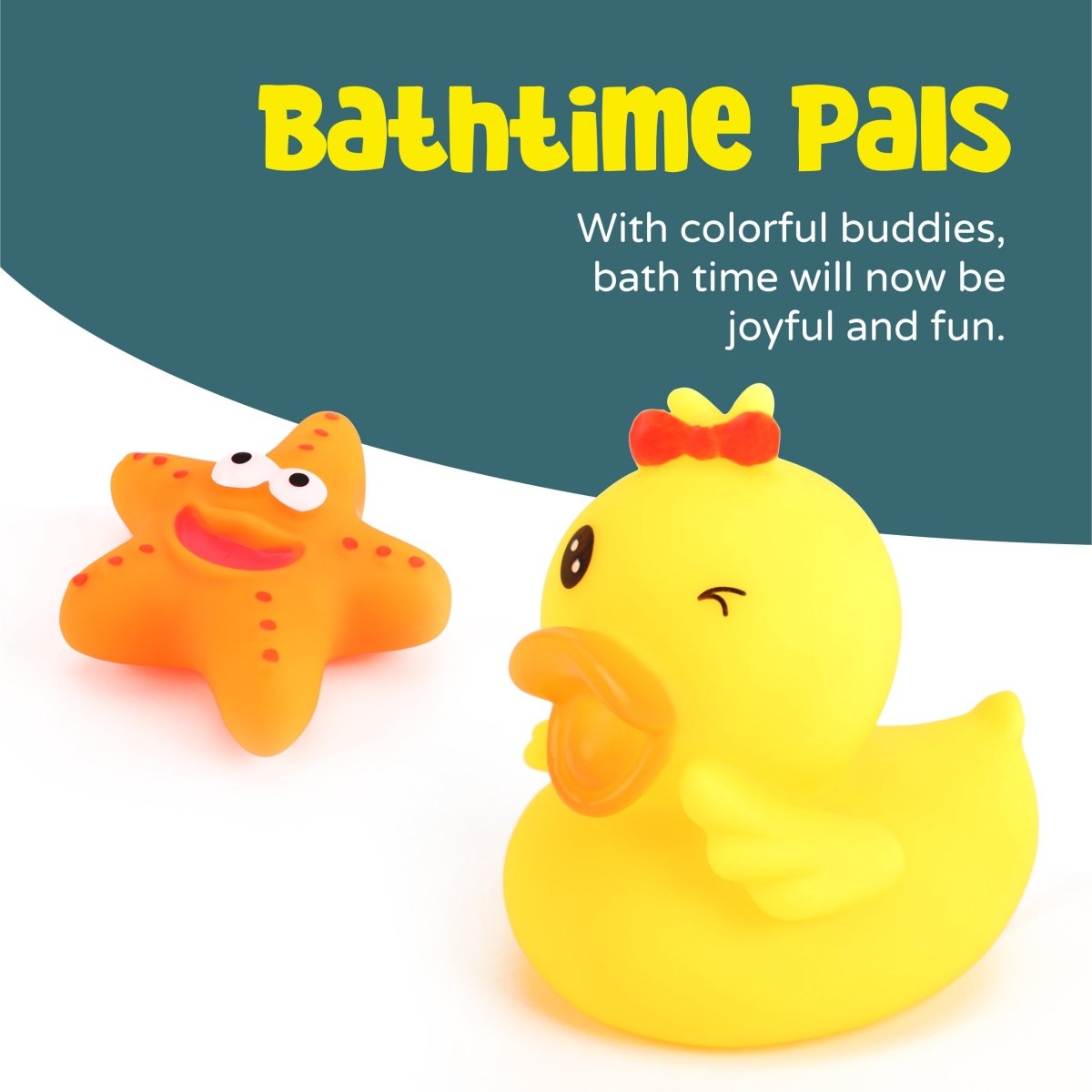 MOON MINI DUCK BATH TUB - YELLOW - Premium for Kids in Qatar | Toysaro.com