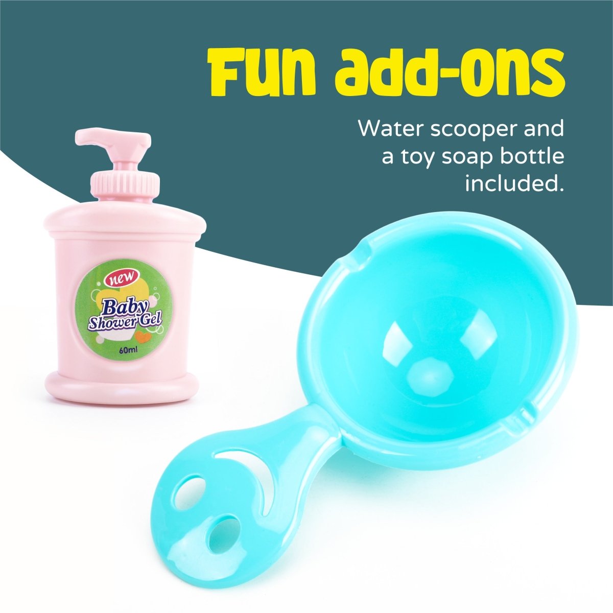 MOON MINI DUCK BATH TUB - YELLOW - Premium for Kids in Qatar | Toysaro.com