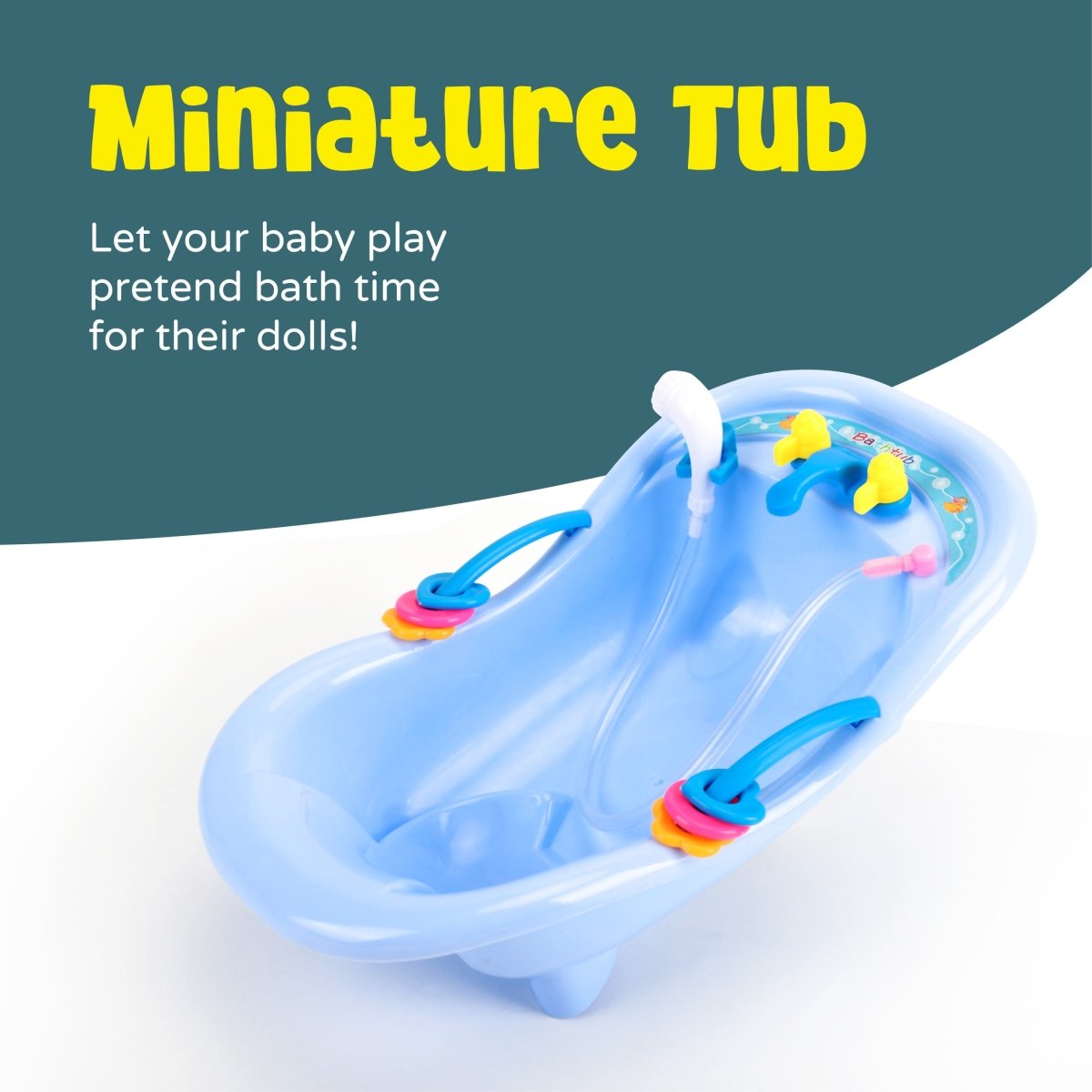 MOON MINI DUCK BATH TUB - BLUE - Premium for Kids in Qatar | Toysaro.com