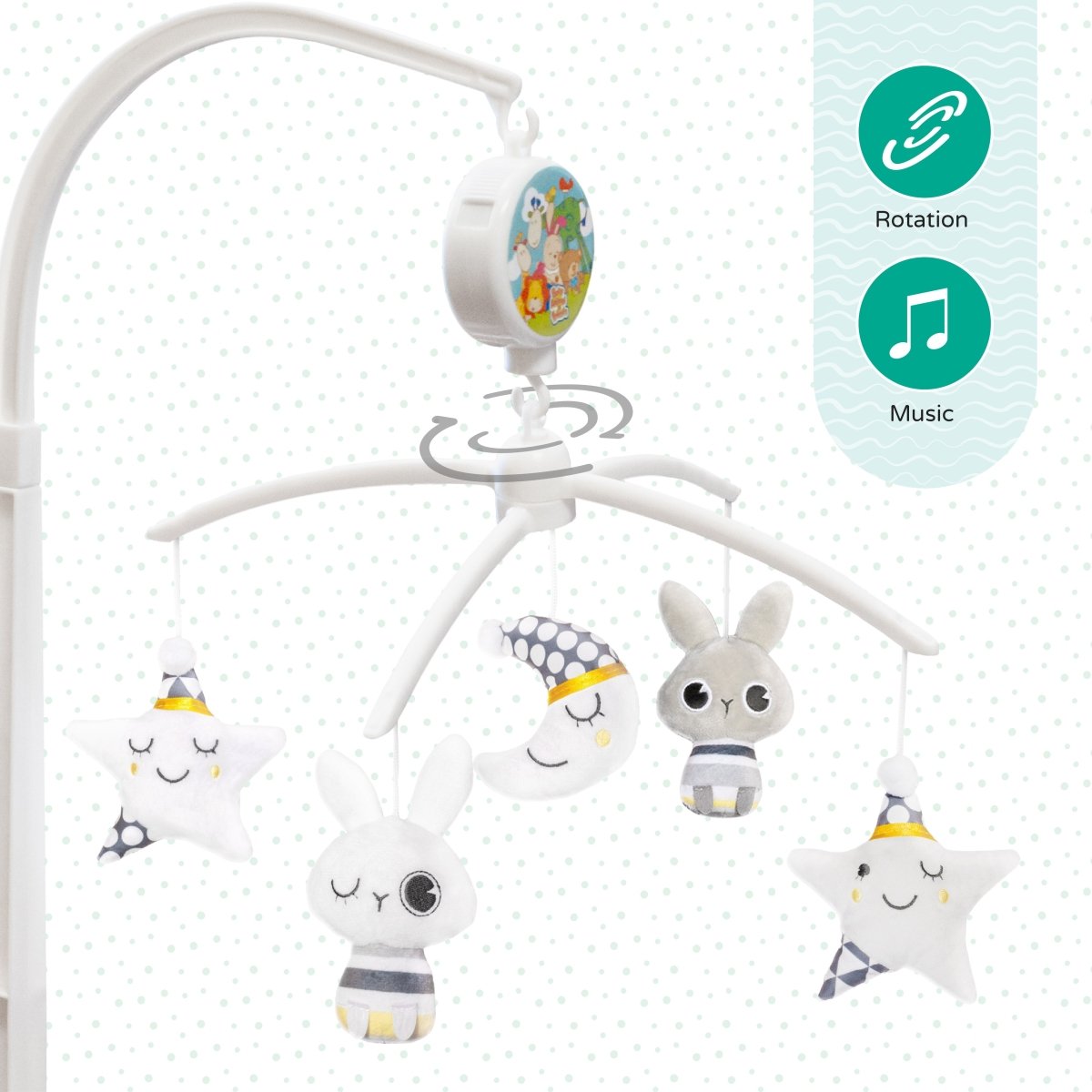 MOON A GOOD NIGHT MUSICAL MOBILE - Premium for Kids in Qatar | Toysaro.com