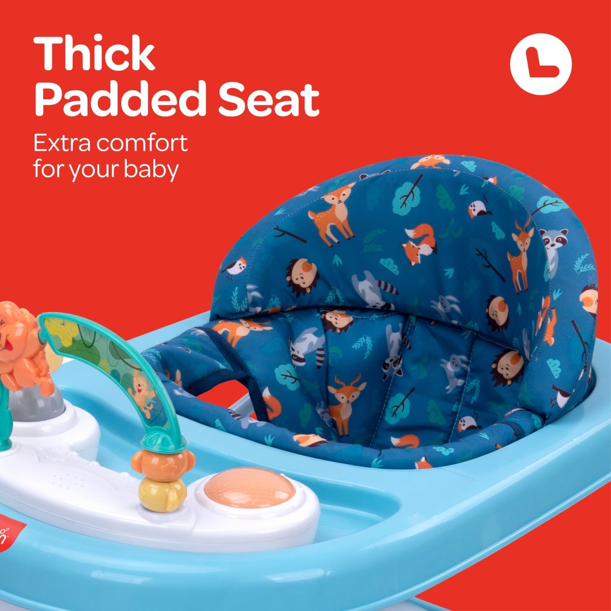MOON STRIDE BABY WALKER - DARK BLUE - Premium for Kids in Qatar | Toysaro.com