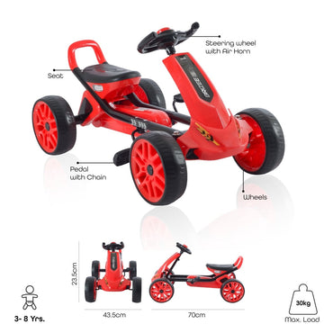 MOON BRIZEE BABY GO KART - RED - Premium for Kids in Qatar | Toysaro.com