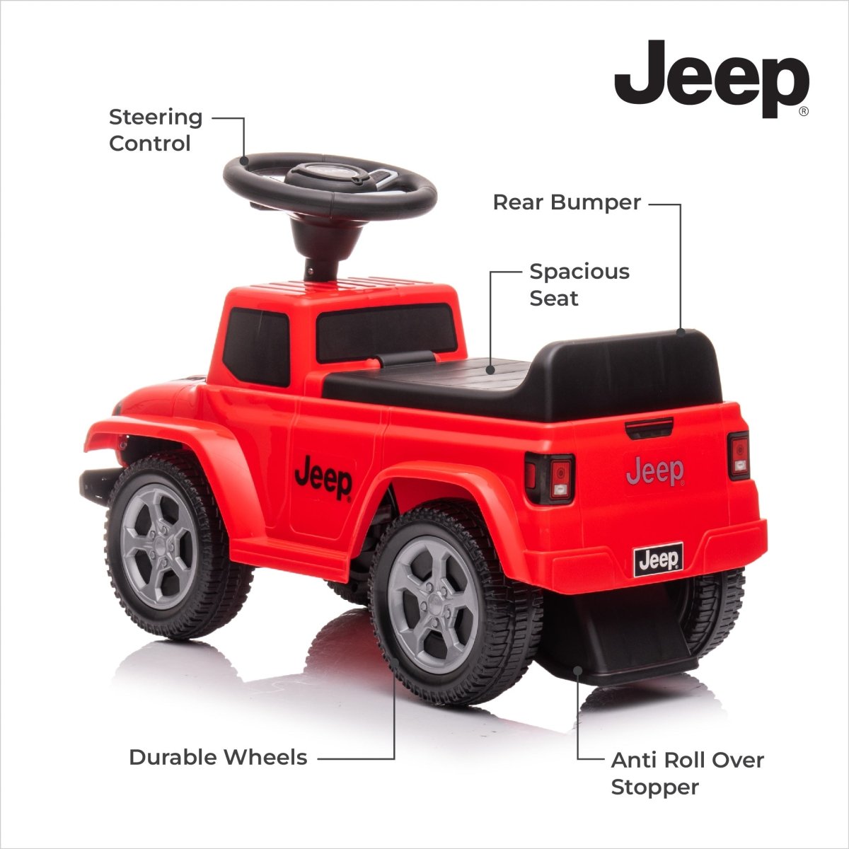MOON JEEP GLADIATOR , RED - Premium for Kids in Qatar | Toysaro.com