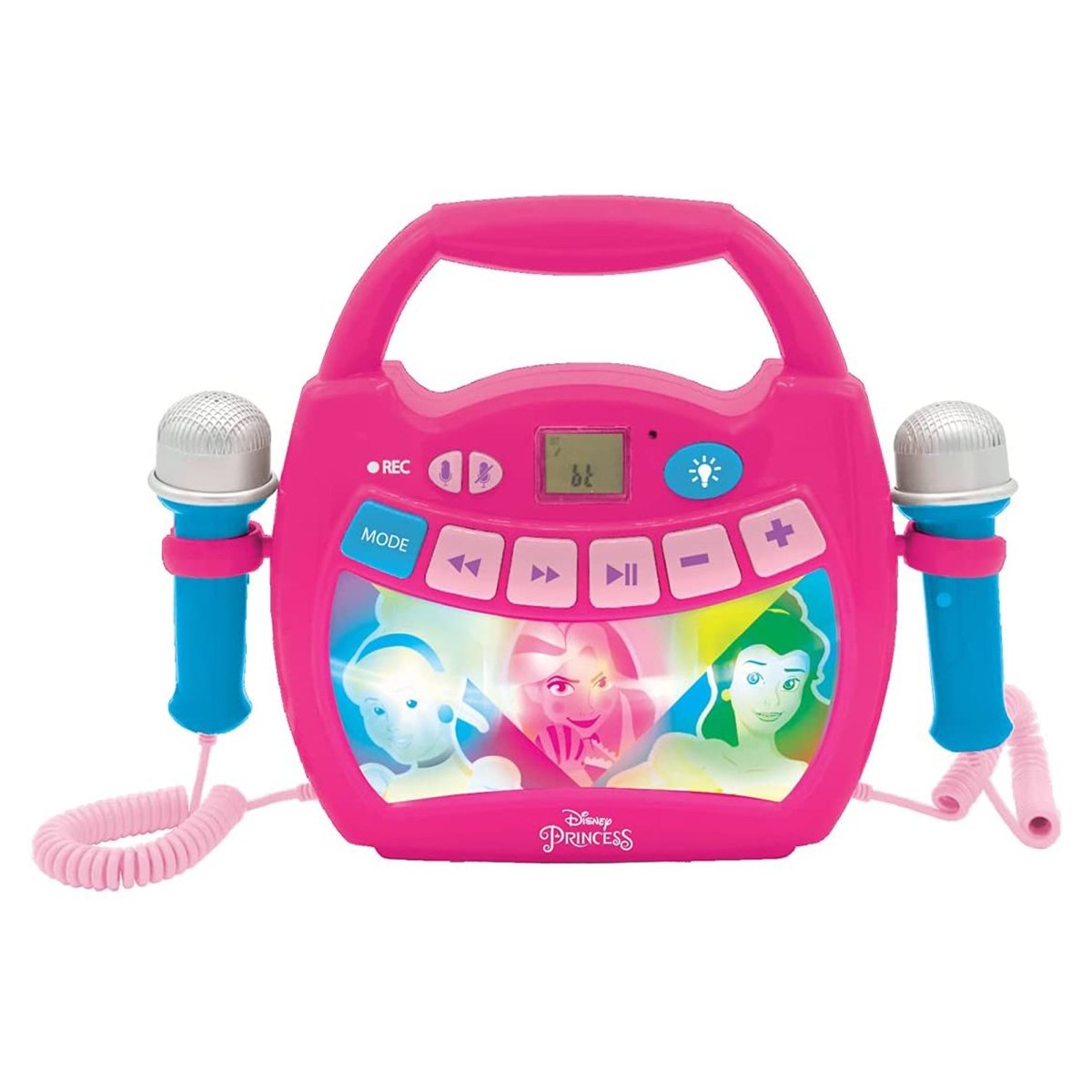 PRINCESS BLUETOOTH SPEAKER WITH LIGHTS AND MICS AND RECHARGABLE BATTERY. - Premium for Kids in Qatar | Toysaro.com