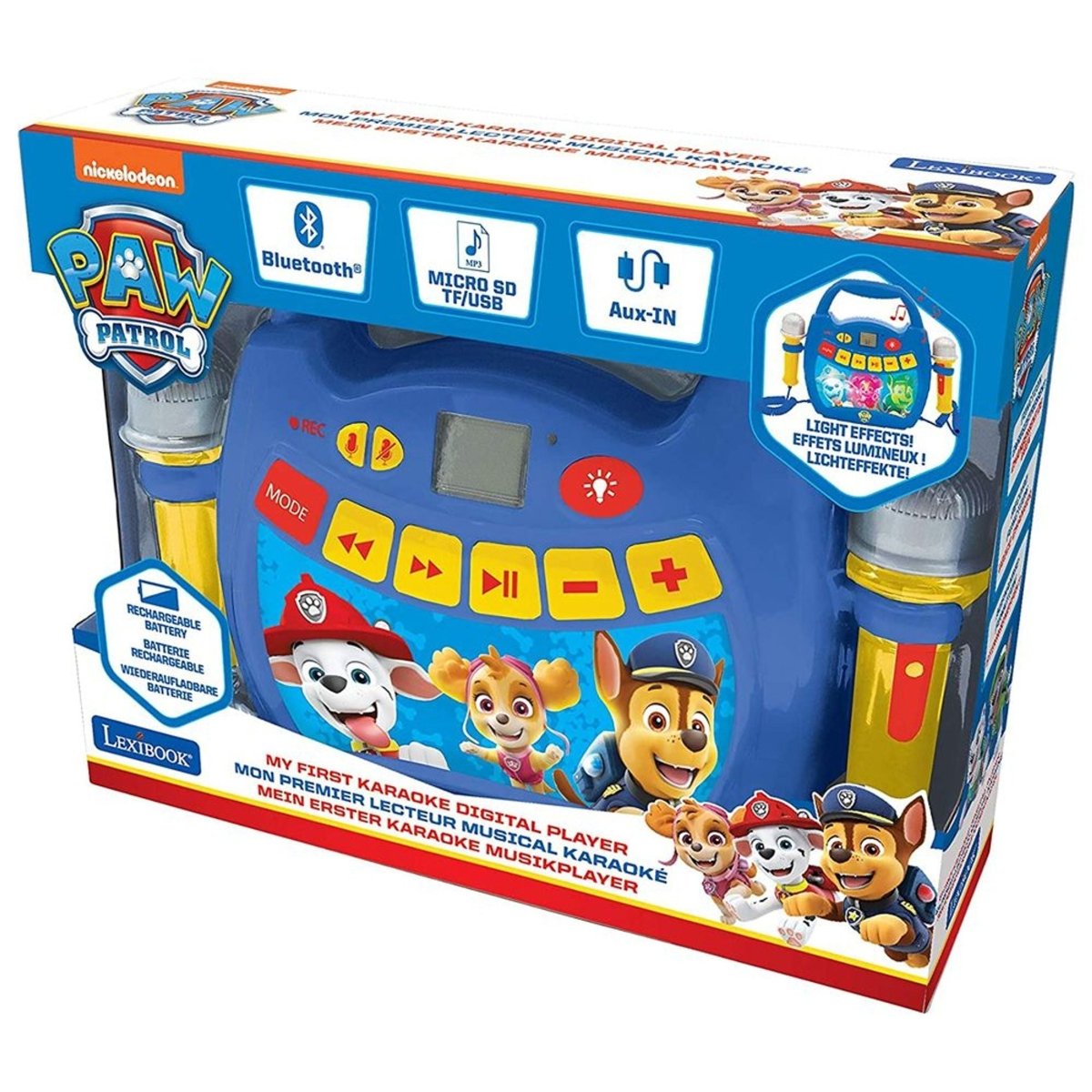 PAW PATROL BLUETOOTH SPEAKER WITH MIC AND RECHARGEABLE BATTERY - Premium for Kids in Qatar | Toysaro.com