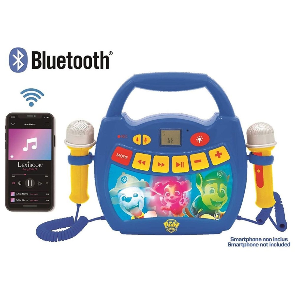 PAW PATROL BLUETOOTH SPEAKER WITH MIC AND RECHARGEABLE BATTERY - Premium for Kids in Qatar | Toysaro.com