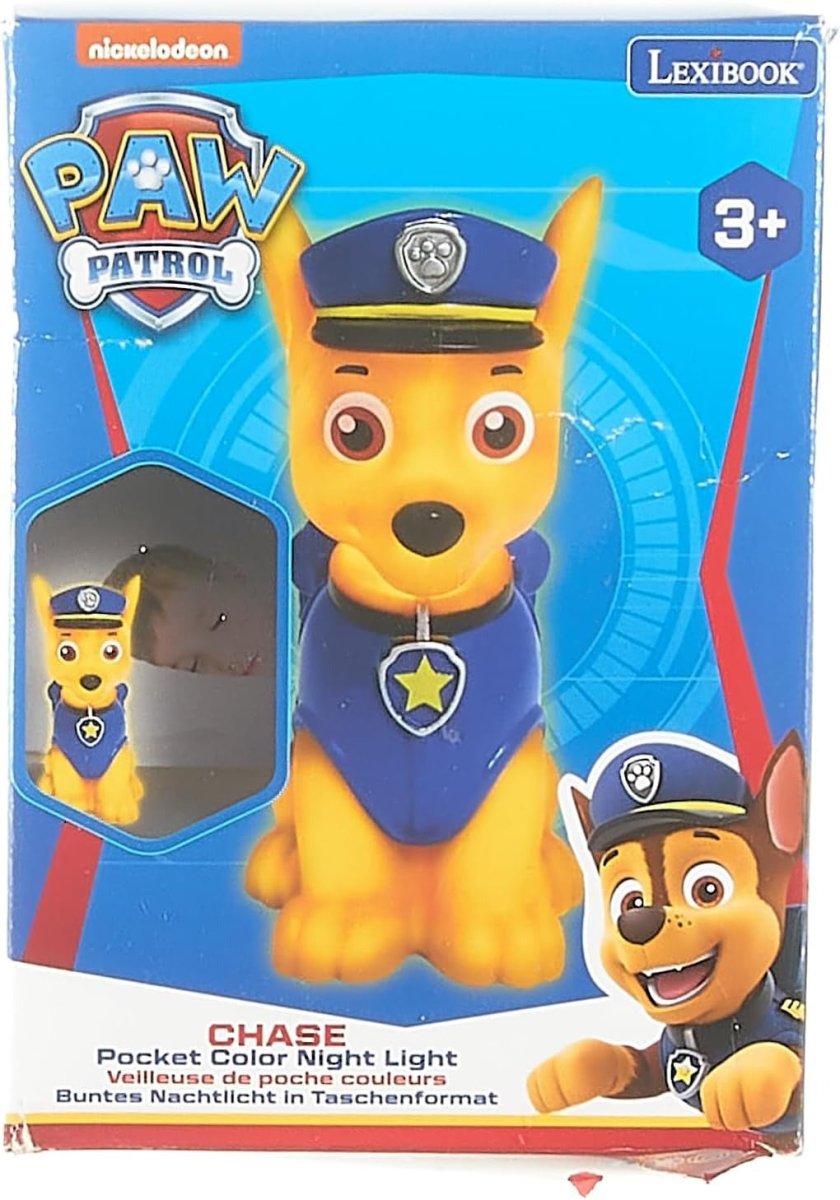 PAW PATROL CHASE LED POCKET NIGHT LIGHT 13CM - Premium for Kids in Qatar | Toysaro.com