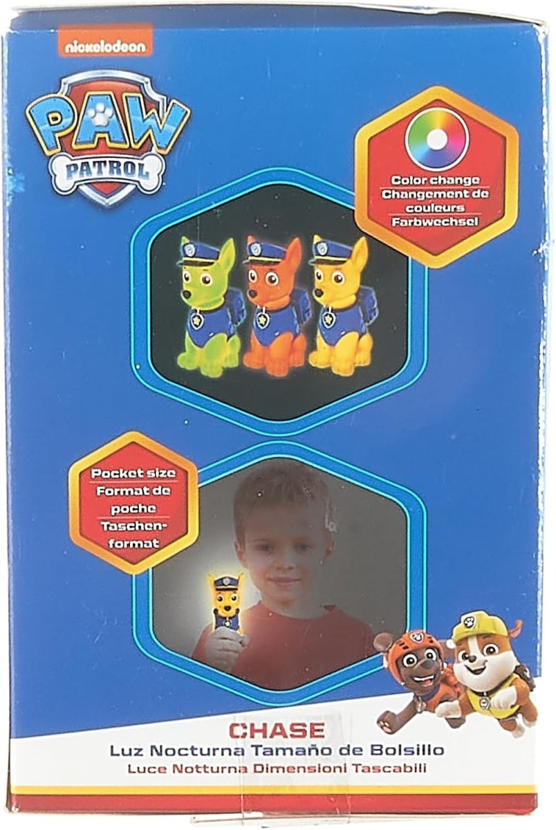 PAW PATROL CHASE LED POCKET NIGHT LIGHT 13CM - Premium for Kids in Qatar | Toysaro.com
