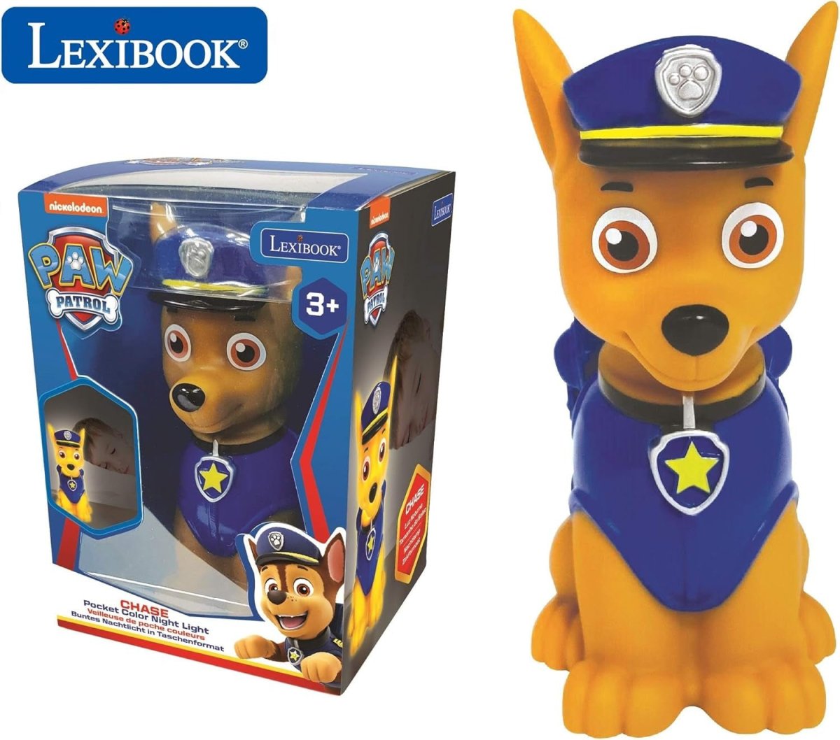 PAW PATROL CHASE LED POCKET NIGHT LIGHT 13CM - Premium for Kids in Qatar | Toysaro.com