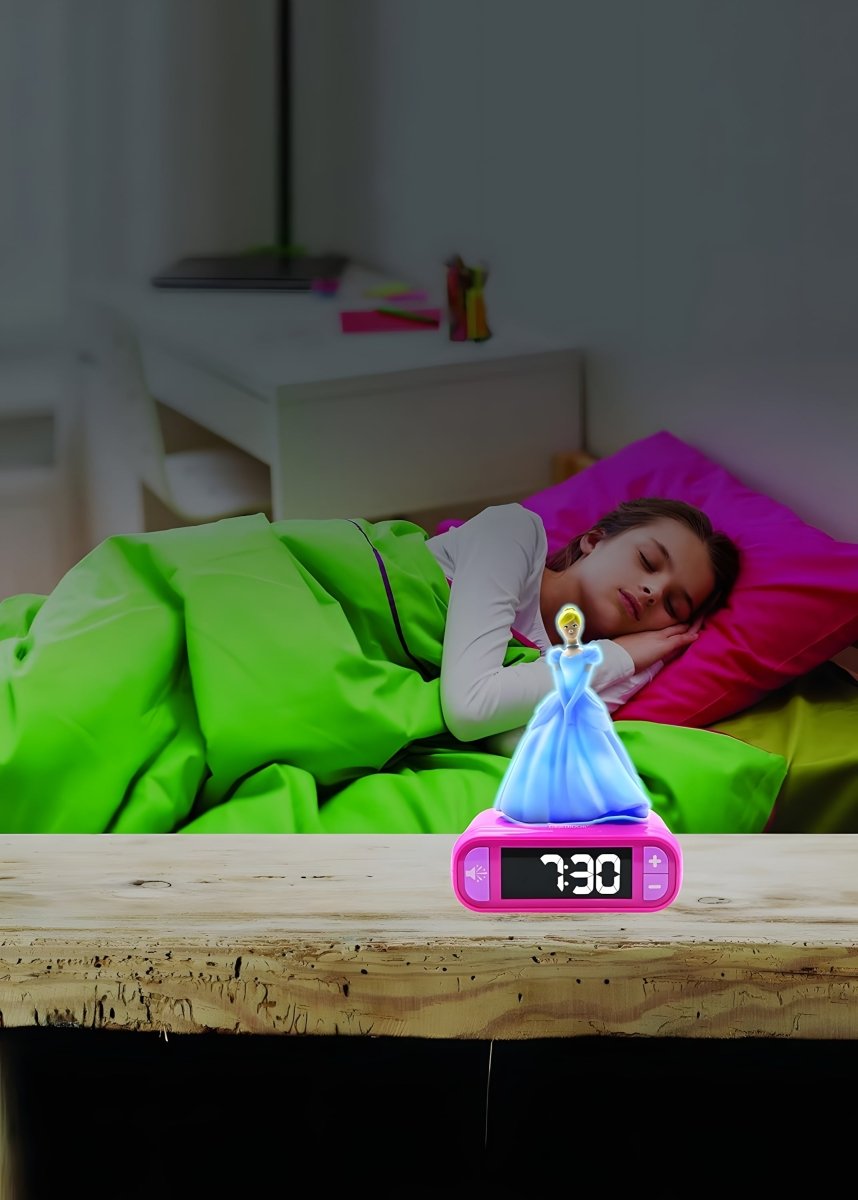 PRINCESSE ALARM CLOCK WITH NIGHT LIGHT 3D DESIGN - Premium for Kids in Qatar | Toysaro.com