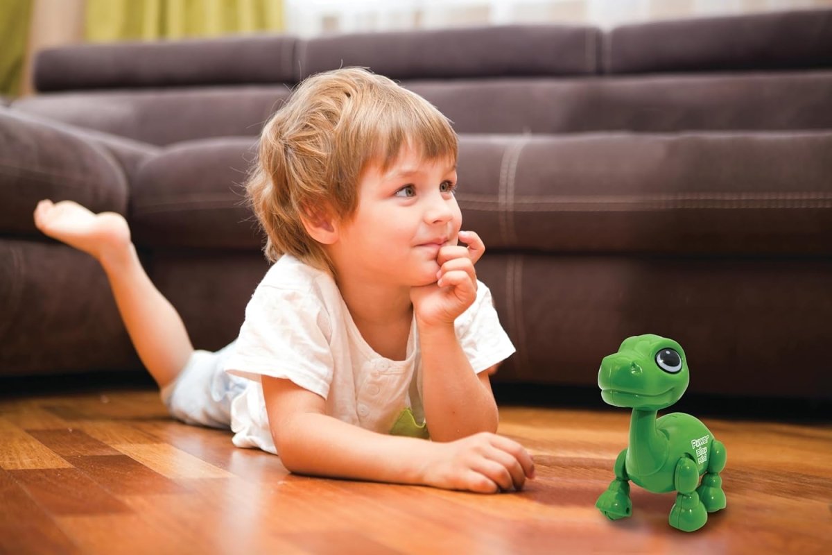 POWER PUPPY MINI DINOSAUR ROBOT W/LIGHT AND SOUND EFFECT - Premium for Kids in Qatar | Toysaro.com