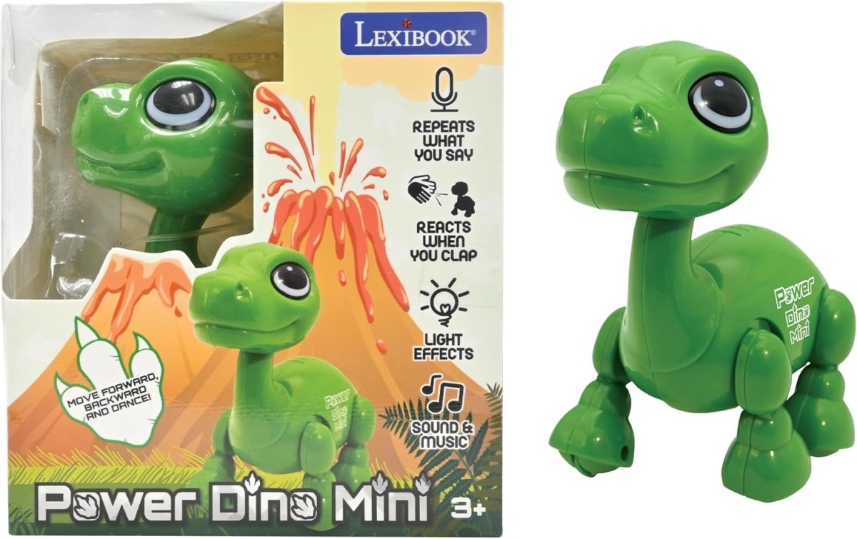POWER PUPPY MINI DINOSAUR ROBOT W/LIGHT AND SOUND EFFECT - Premium for Kids in Qatar | Toysaro.com