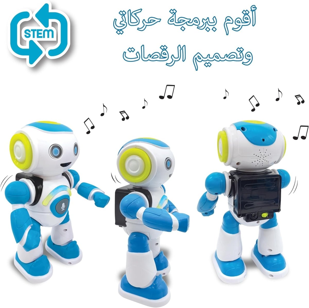 POWERMAN JR. STEM ROBOT W/QUIZ MUSIC N GAMES (ARABIC) - Premium for Kids in Qatar | Toysaro.com