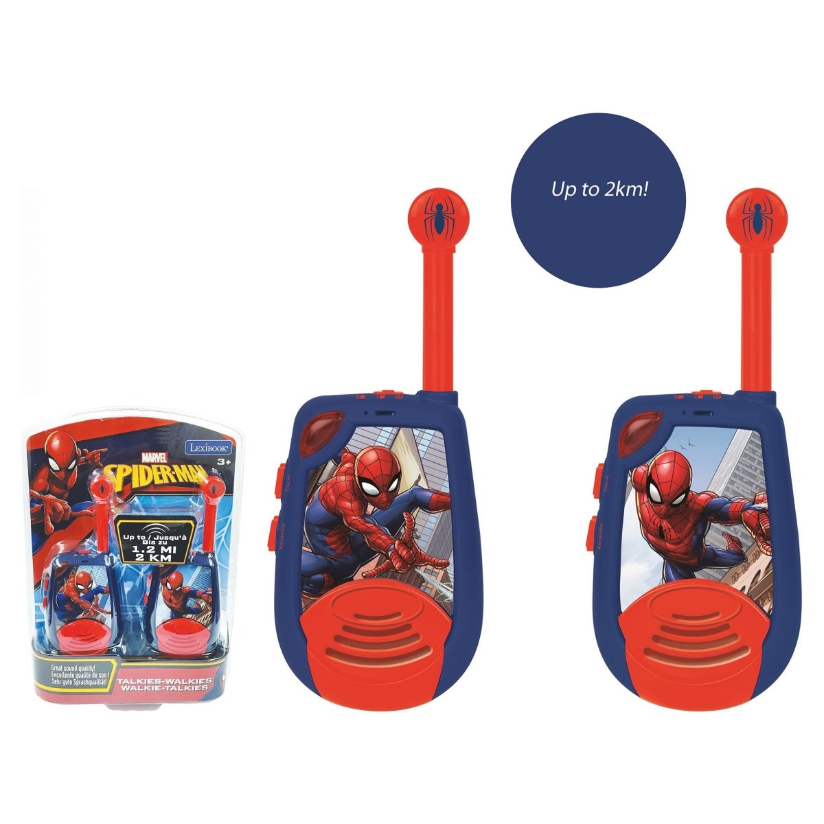 SPIDERMAN WALKIE TALKIE 2KM - Premium for Kids in Qatar | Toysaro.com