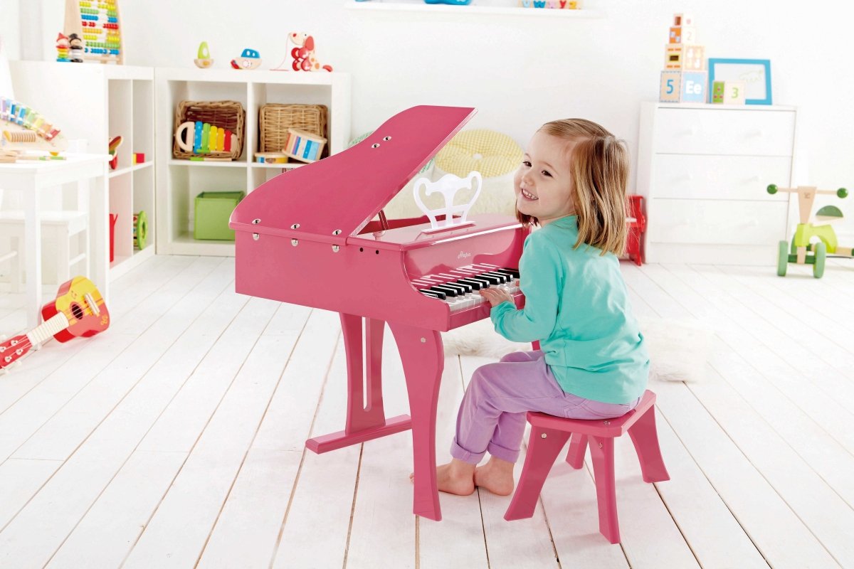 Happy Grand Piano / Pink - Premium for Kids in Qatar | Toysaro.com