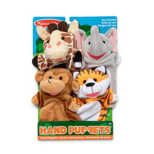 Melissa and Doug Zoo Friends Hand Puppets - Premium for Kids in Qatar | Toysaro.com