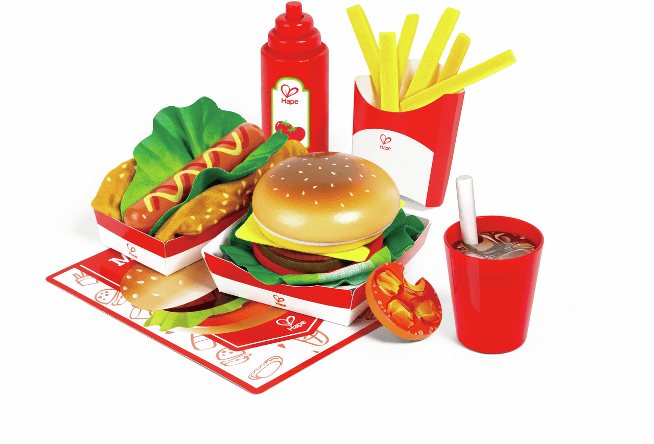 Fast Food Set - Premium for Kids in Qatar | Toysaro.com