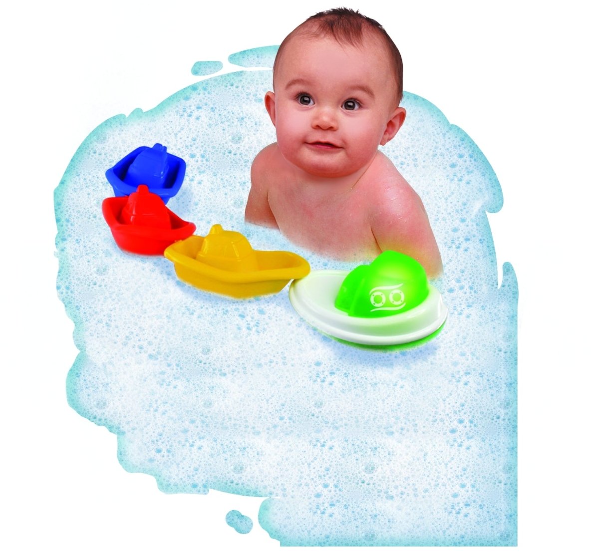BATH STACKING BOAT WITH LIGHT - Premium for Kids in Qatar | Toysaro.com
