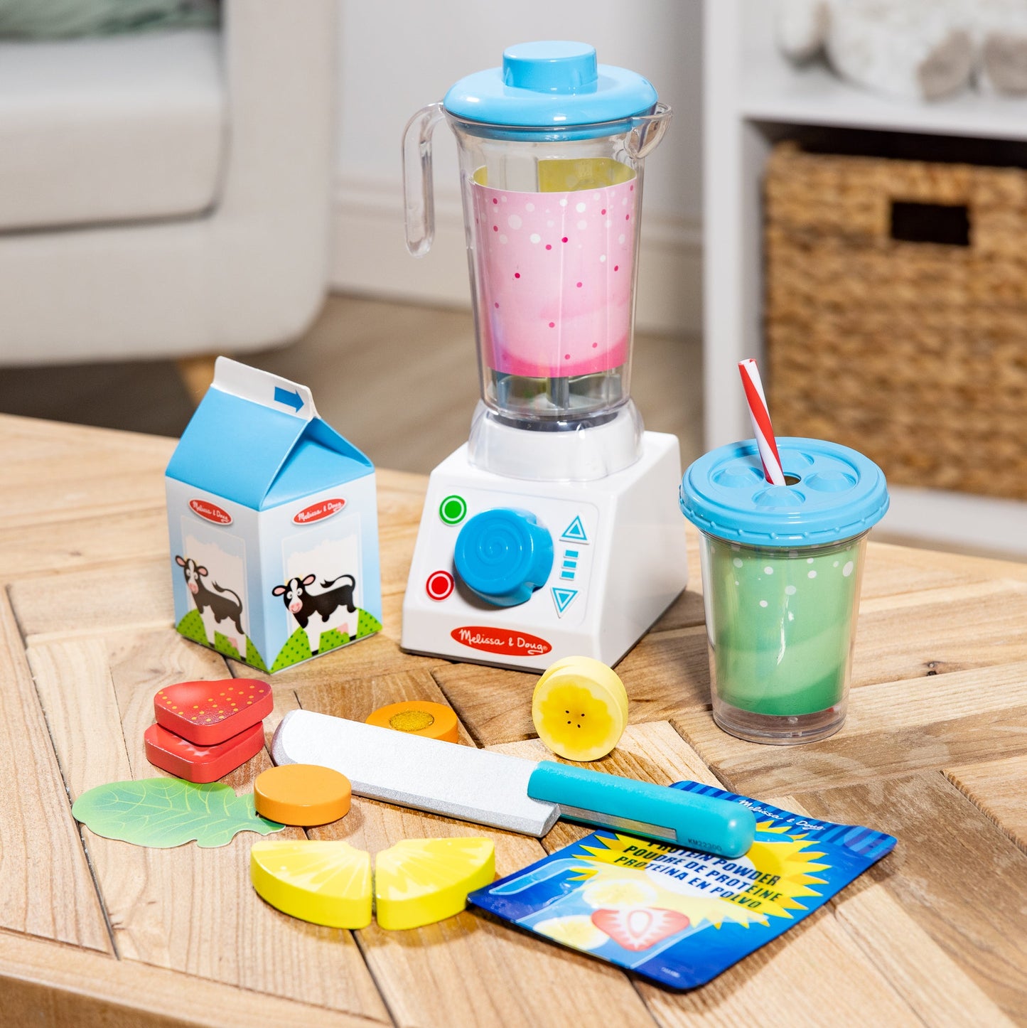 Melissa and Doug Smoothie Make Blender Set - Premium for Kids in Qatar | Toysaro.com