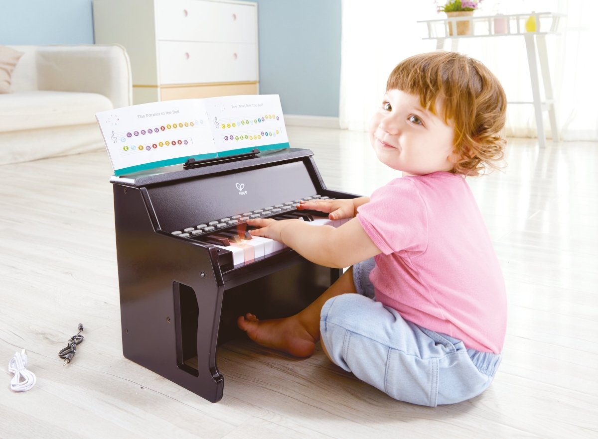 Learn with Lights Piano / Black - Premium for Kids in Qatar | Toysaro.com