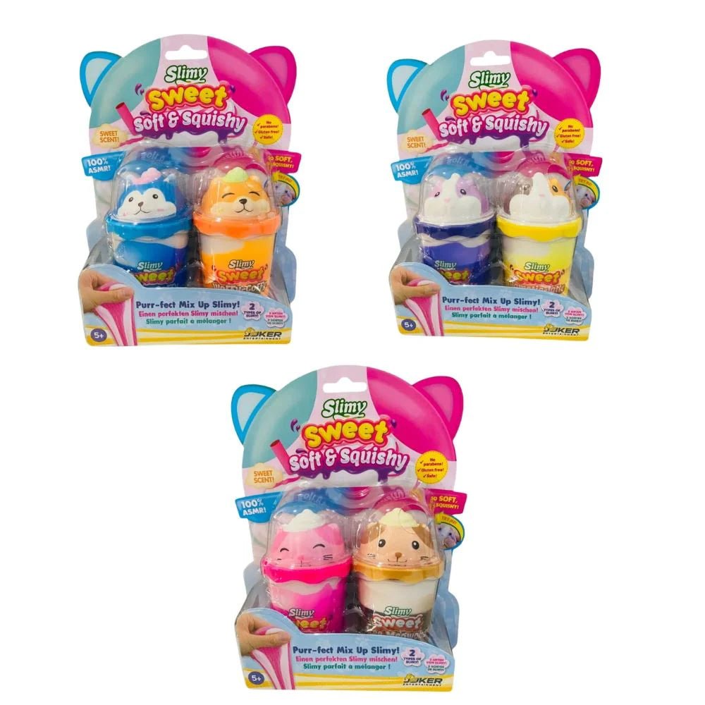 SLIMY SOFT and SQUISHY TWIN pack in BLISTERCARD - Premium for Kids in Qatar | Toysaro.com