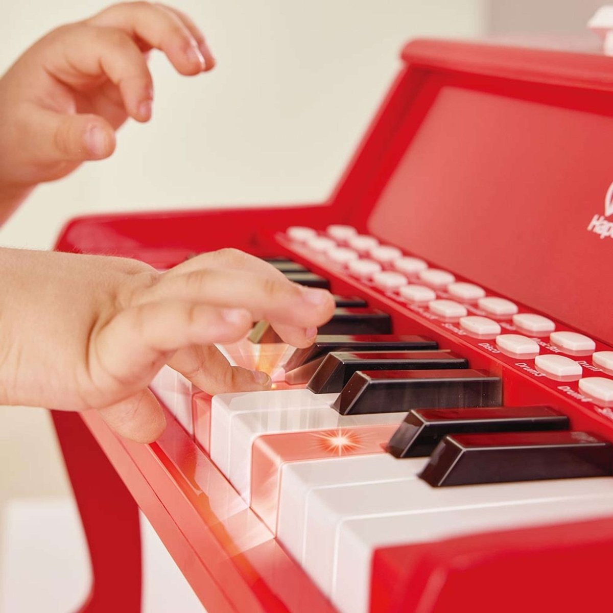 Learn with Lights Piano / Red - Premium for Kids in Qatar | Toysaro.com