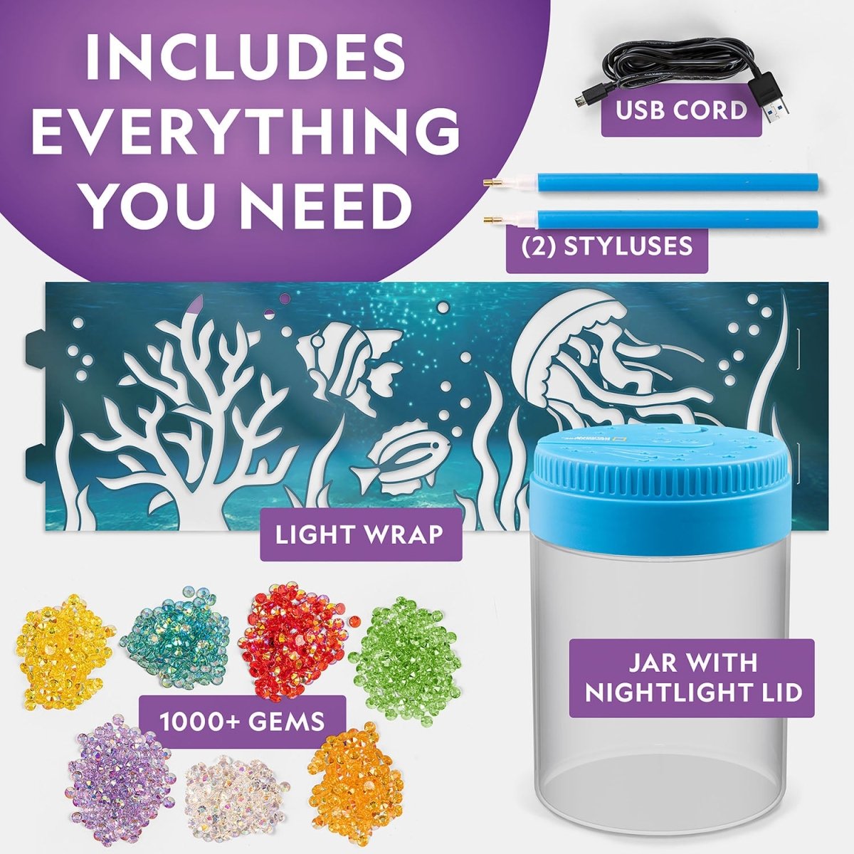 NG OCEAN NIGHT - LIGHT CRAFT KIT - Premium for Kids in Qatar | Toysaro.com