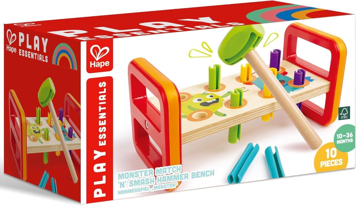 Monster Match 'n' Smash Hammer Bench - Premium for Kids in Qatar | Toysaro.com