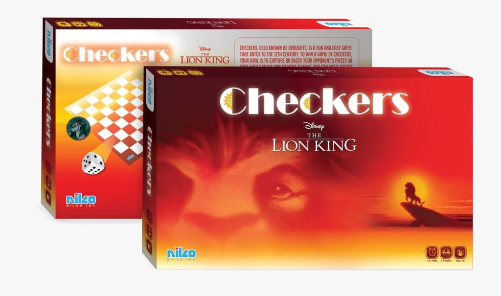 DISNEY CHECKERS LION KING - Premium for Kids in Qatar | Toysaro.com