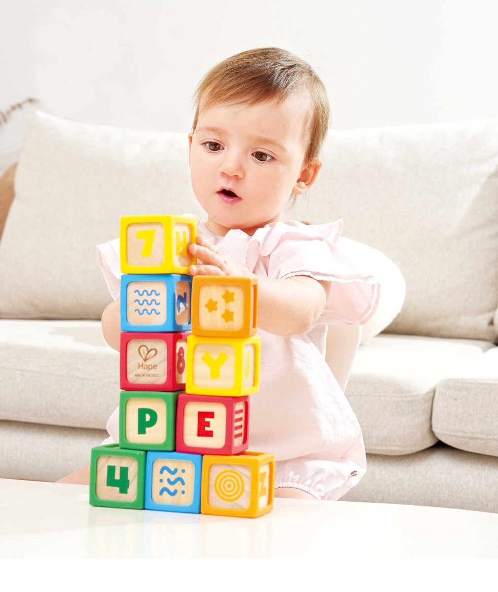 Grip - n - Stack Silicone & Wood Blocks - Premium for Kids in Qatar | Toysaro.com