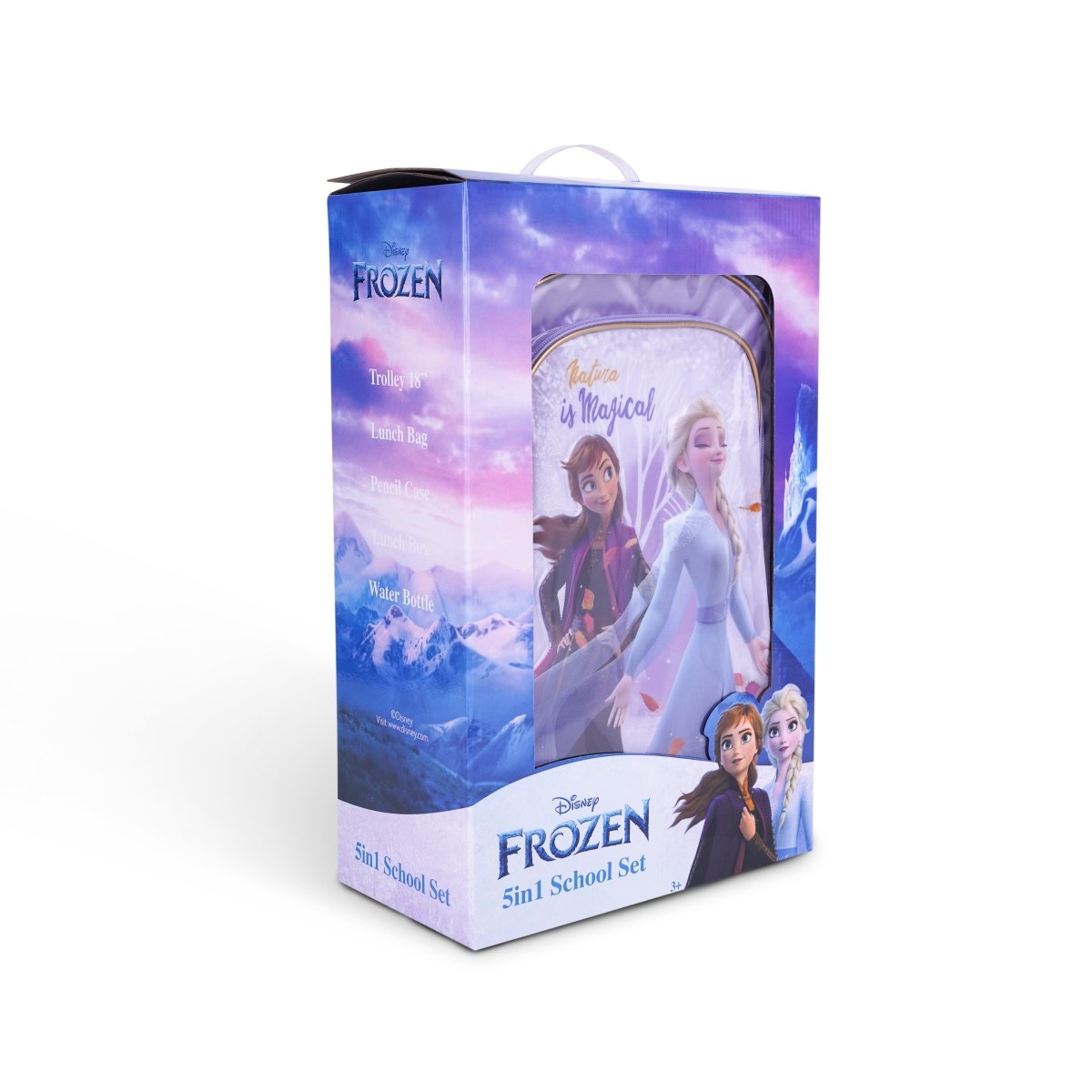 DISNEY FROZEN NATURE IS MAGICAL 5IN1 TROLLEY BOX SET 18" - Premium for Kids in Qatar | Toysaro.com
