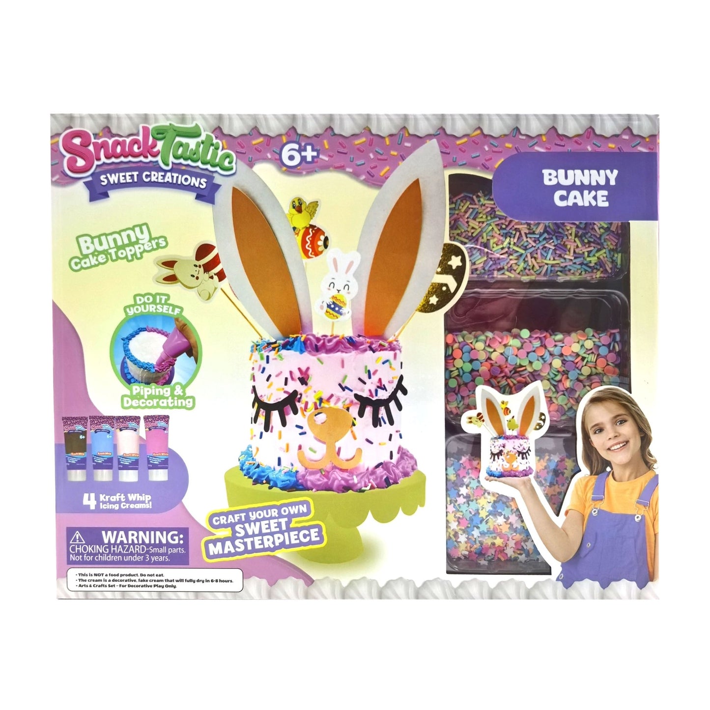 SNACK TASTIC - EASTES BUNNY CAKE - Premium for Kids in Qatar | Toysaro.com